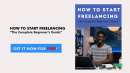 Thinking about getting started in freelancing but don’t know where to start? 

Then this guide is for you. 

It's the ultimate guide on how to start freelancing for beginners. Whether you want to start freelancing as a writer, web designer, or developer, this guide will help you start your journey in 10 simple steps.  

Much has been said about Freelancing. And depending on where you look at things, everyone has a differing opinion.  

Every freelancer has bumps in their career, and my aim with this guide is to set you up for success from day one, by learning to freelance, the right way.  

This Ultimate Guide for Freelancers aims to equip you with the tools and advice you need to thrive and survive, because, well, it’s a bit of a jungle out there!  

So, let’s dive straight into the guide that will help you build a sustainable freelance career and lead you on the road to success.